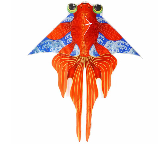 2023 new arrival polyester carton fish kites for kids and adults