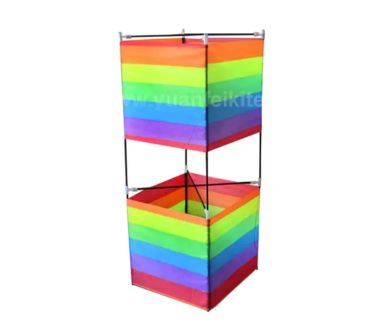 Promotional Custom Printed polyester 3d box kite Children