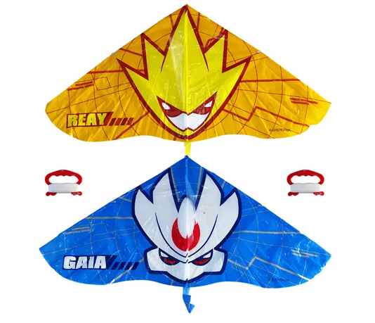 2023 promotional advertising cartoon PE Customized kite for kids delta kites