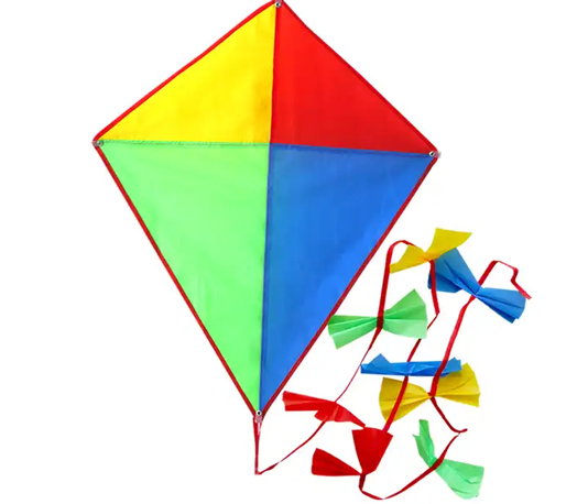 bow diamond flying kite for children beach kite toys from the factory