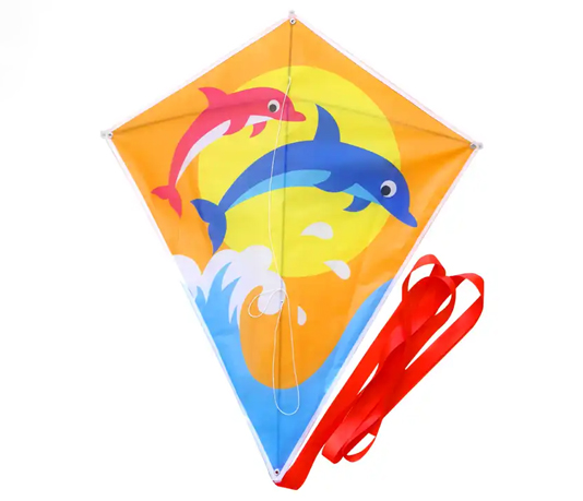 2023 customized logo diamond kite for promotion from the kite factory